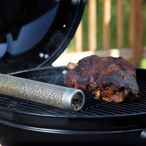A-MAZE-N expanding tube smoker on the grill