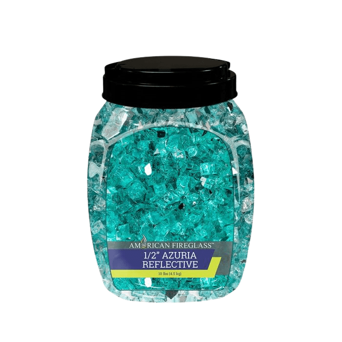 1/2" Reflective Fire Glass 10 lbs