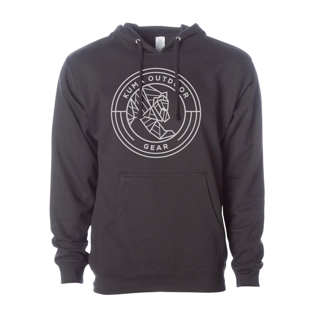 Kuma Family Circle Hoodie Black