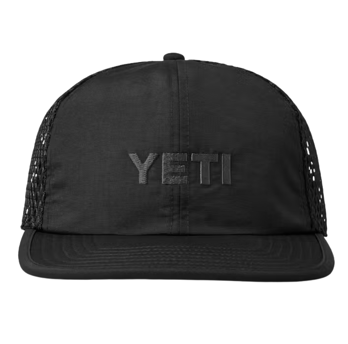 Yeti Logo Performance Hat Black