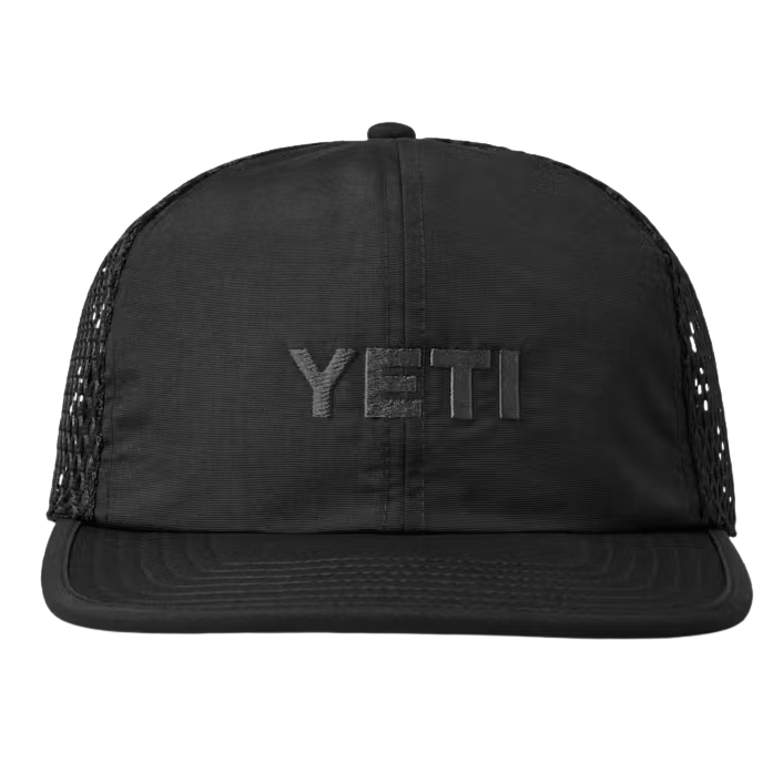 Yeti Logo Performance Hat Black