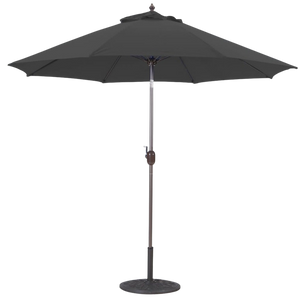 636 9' Manual-Tilt Market Galtech Umbrella
