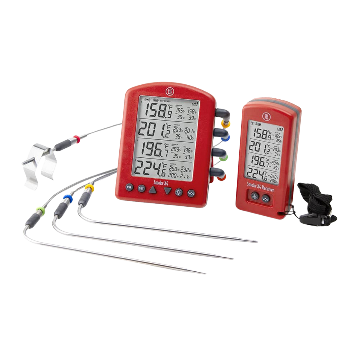 ThermoWorks Smoke X4® Long-Range Remote BBQ Alarm Thermometer