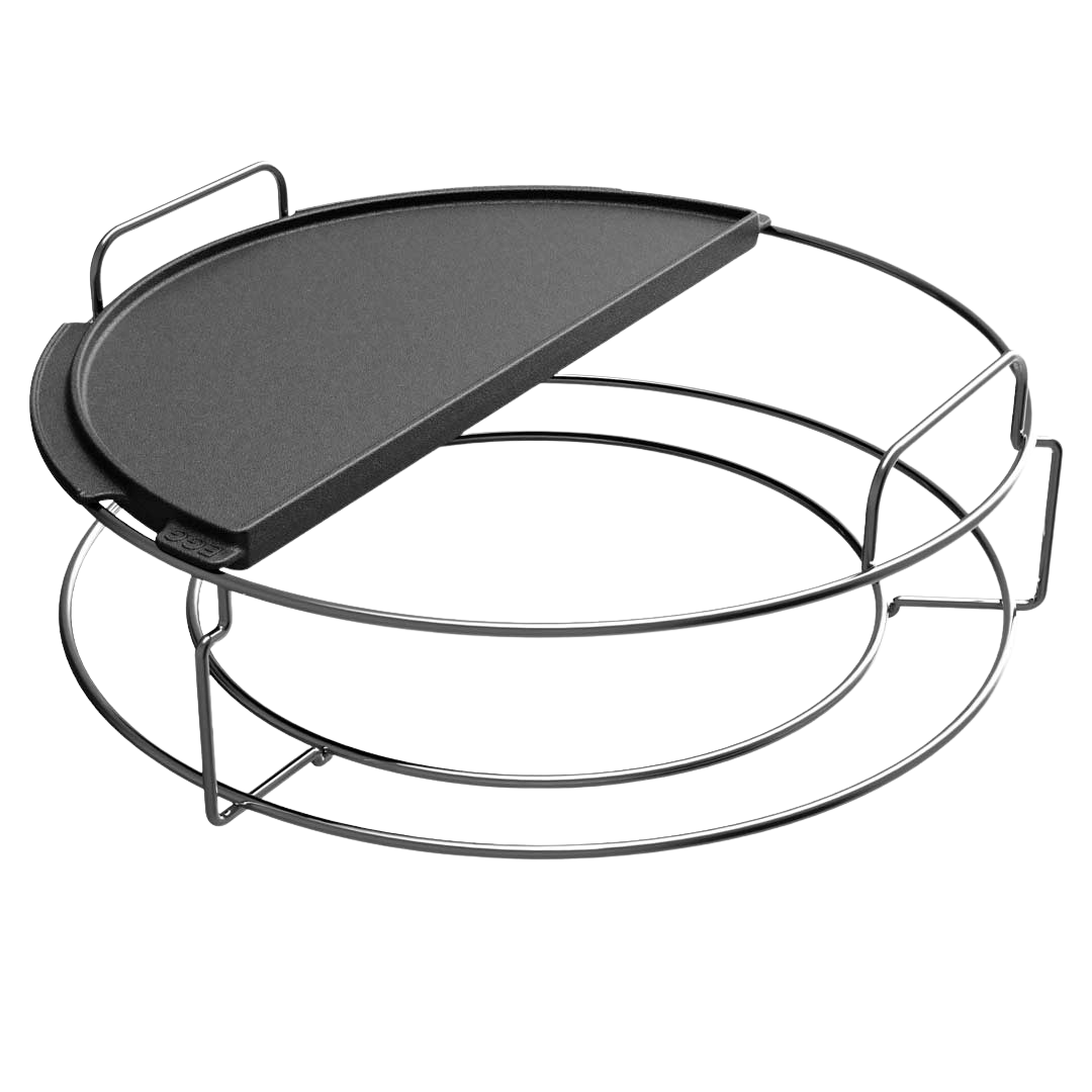 Half Moon Cast Iron Dual Side Plancha Griddle