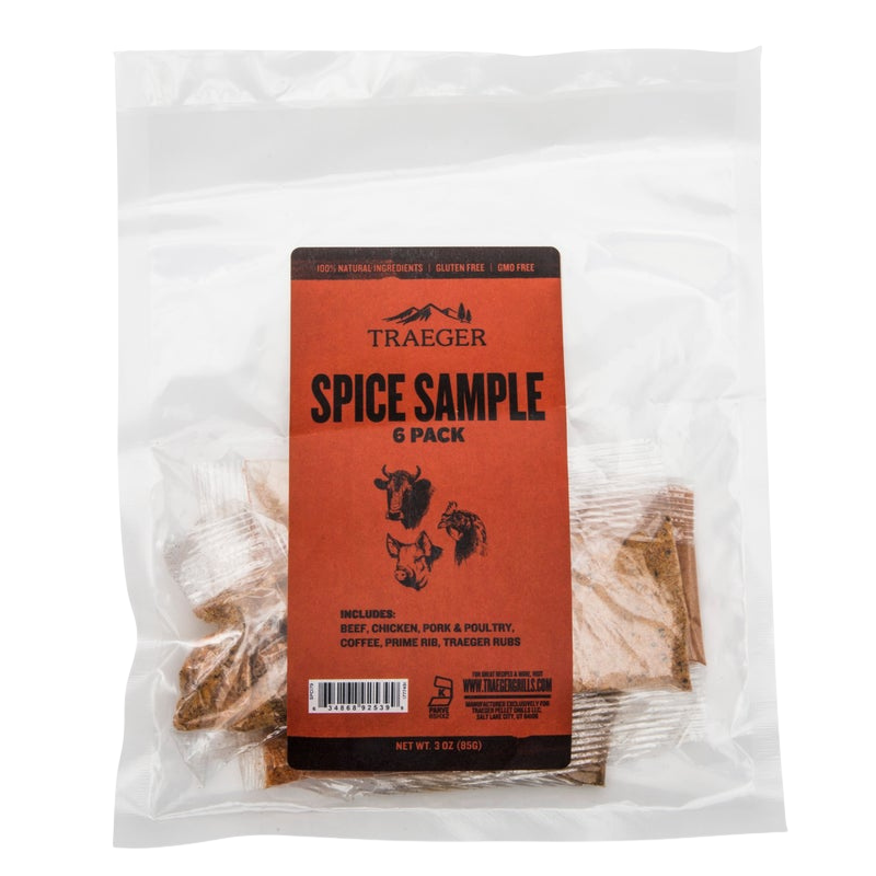 Traeger BBQ Rub Sampler Kit - 6 Pack