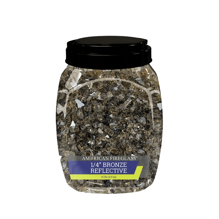 1/4" Reflective Fire Glass 10 lbs