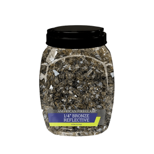 1/4" Reflective Fire Glass 10 lbs