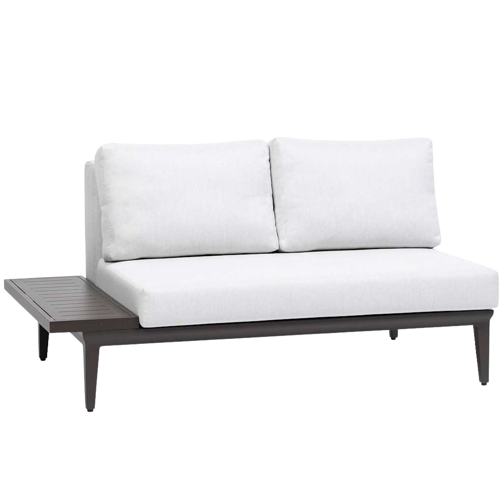 Alassio Sectional set - Alassio Sectional 2 Seat w/Extended End Table Top