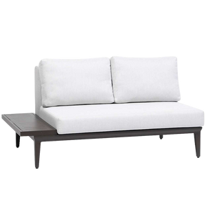 Alassio Sectional set - Alassio Sectional 2 Seat w/Extended End Table Top