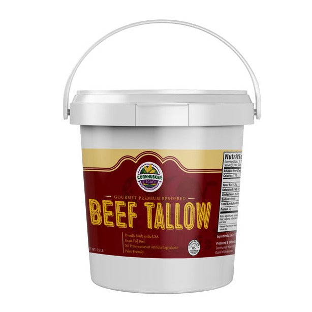 Premium Rendered Beef Tallow Tub 1.5lbs
