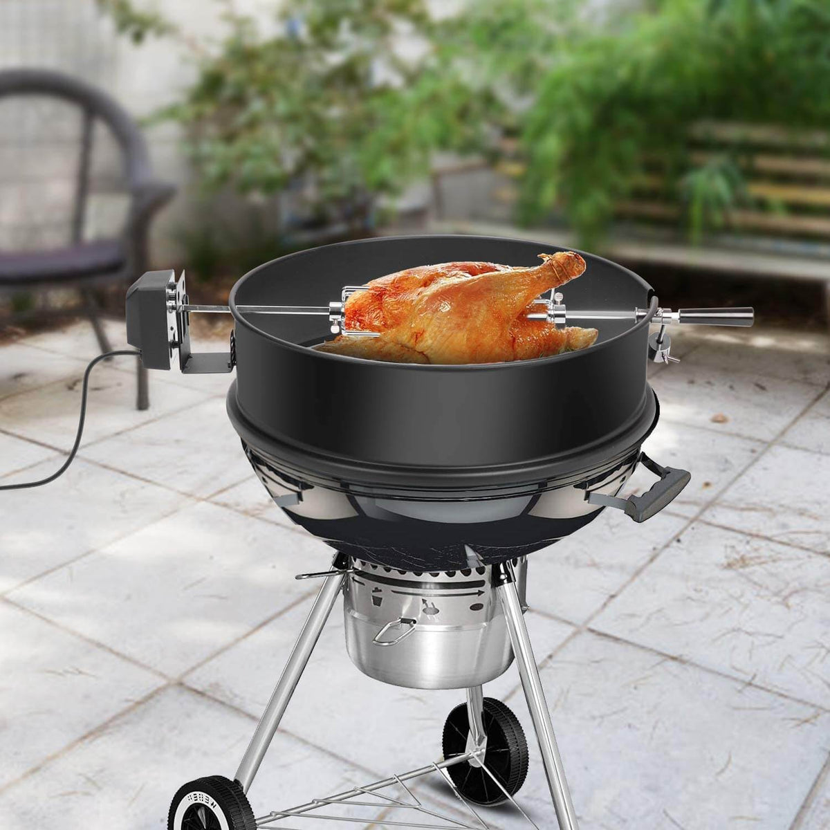 Weber Kettle 22" Charcoal Rotisserie