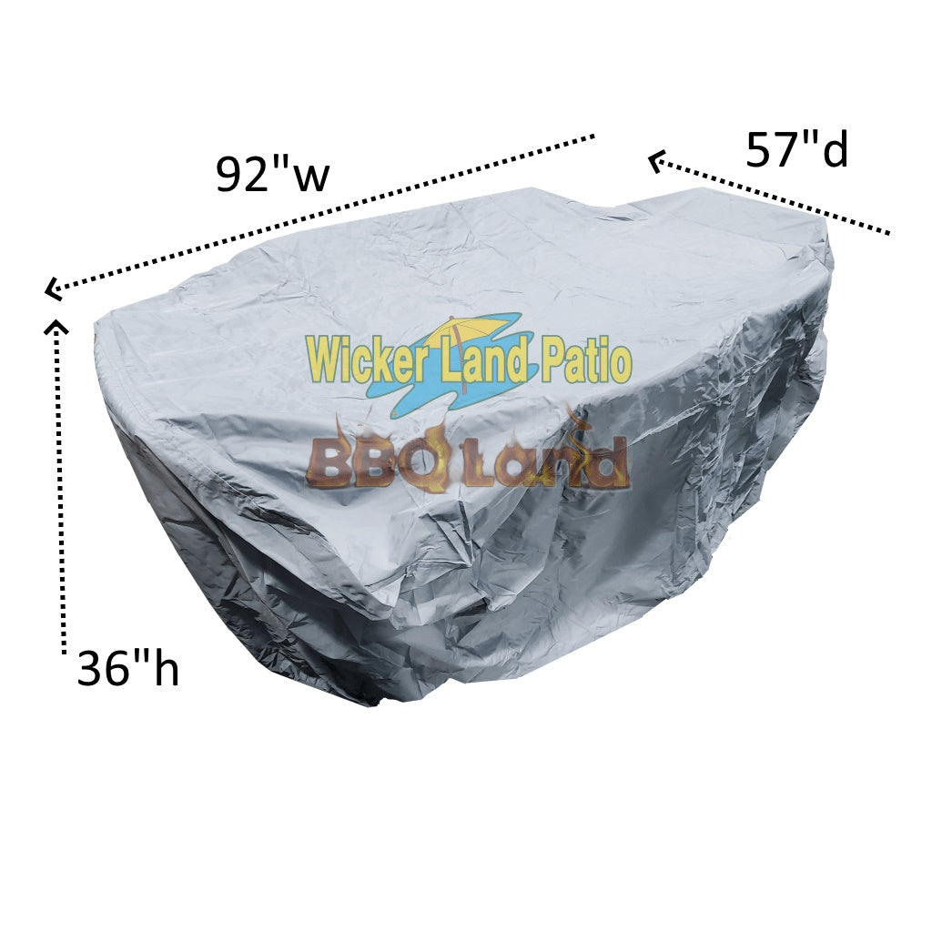 Dining Cover, 92"W x 57"D x 36"H