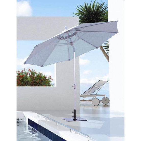 737 9' Auto-Tilt Market Galtech Umbrella - Custom Frame Colour