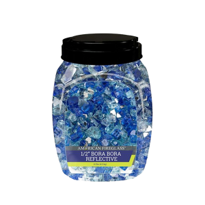 1/2" Reflective Fire Glass 10 lbs