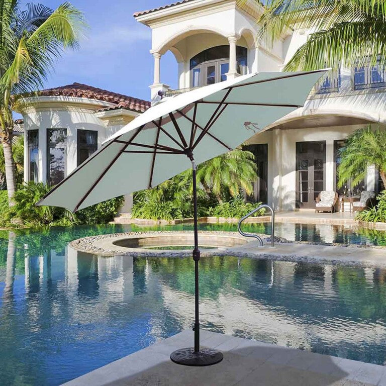 Galtech 789 11' Auto-Tilt Market Umbrella