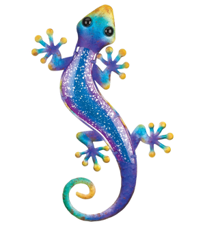 Watercolor Gecko Wall Decor 18"