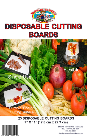 Smokey Mountain Smokers Disposable Cutting Boards