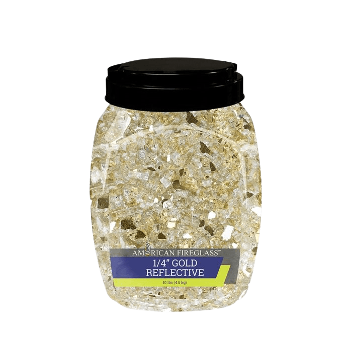 1/4" Reflective Fire Glass 10 lbs