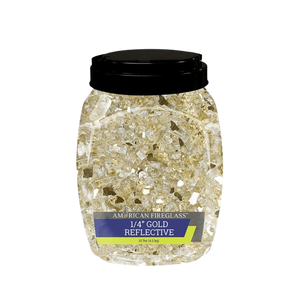 1/4" Reflective Fire Glass 10 lbs