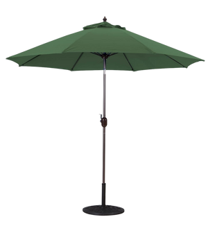 636 9' Manual-Tilt Market Galtech Umbrella