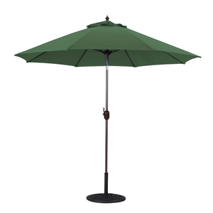 636 9' Manual-Tilt Market Galtech Umbrella