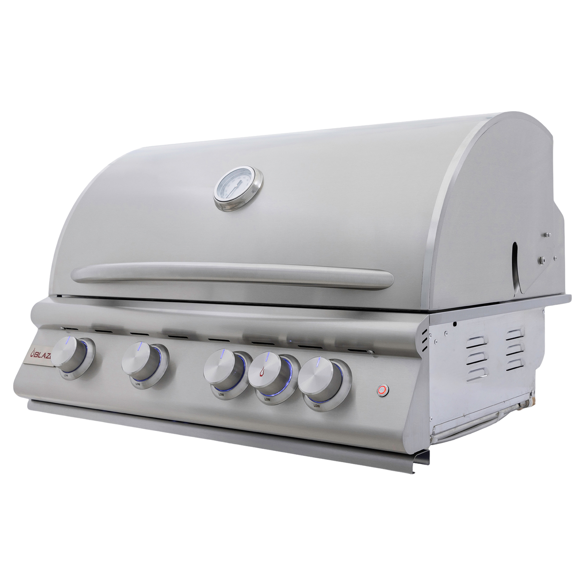 Blaze 32-Inch 4-Burner Premium LTE+ Gas Grill with Rear Burner and Built-in Lighting System - NG