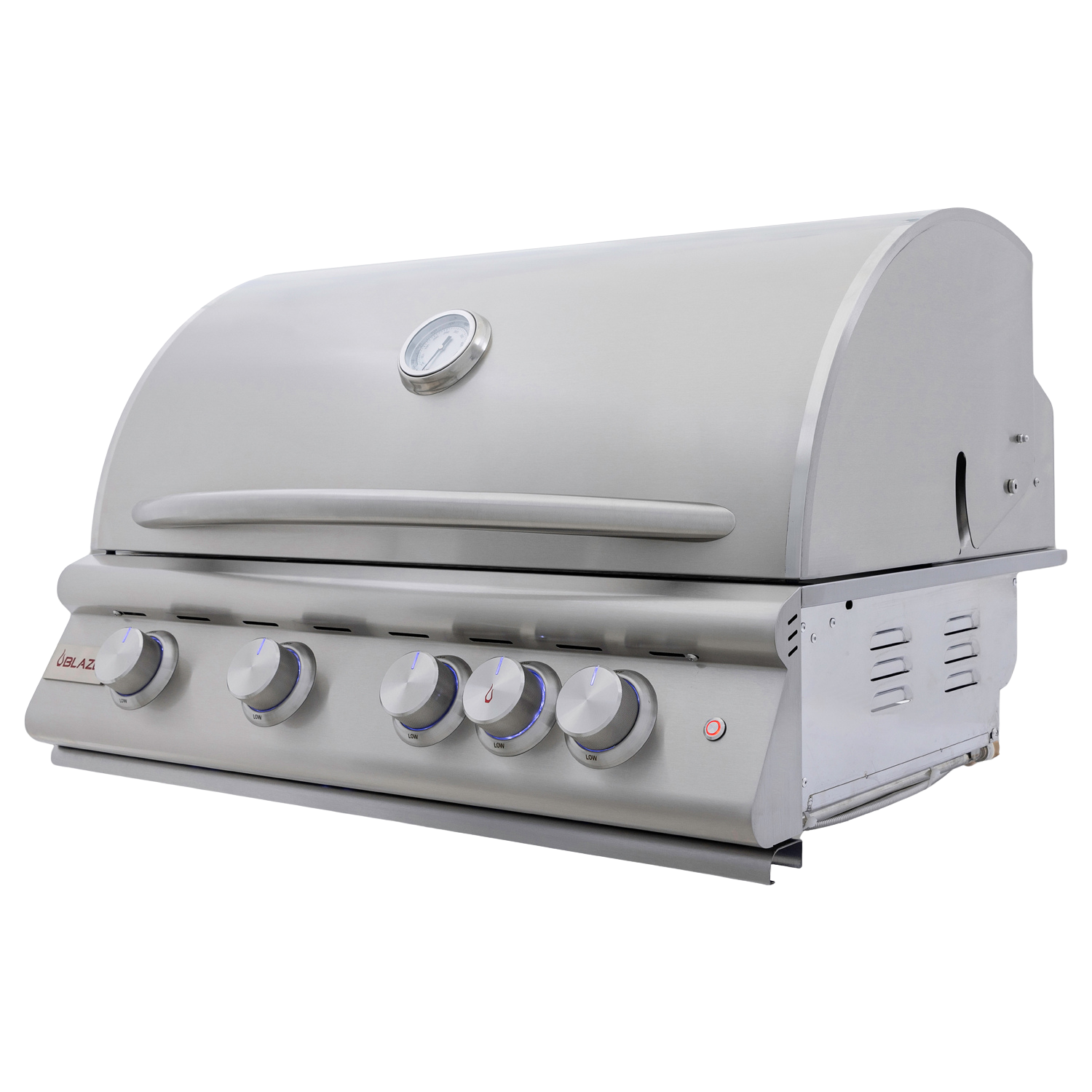 Blaze 32-Inch 4-Burner Premium LTE+ Gas Grill with Rear Burner and Built-in Lighting System - LP