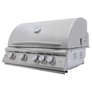 Blaze 32-Inch 4-Burner Premium LTE+ Gas Grill with Rear Burner and Built-in Lighting System - NG