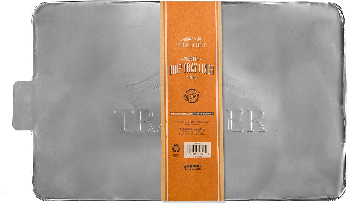 Traeger Drip Tray Liner 5 Pack - Tailgater / Bronson