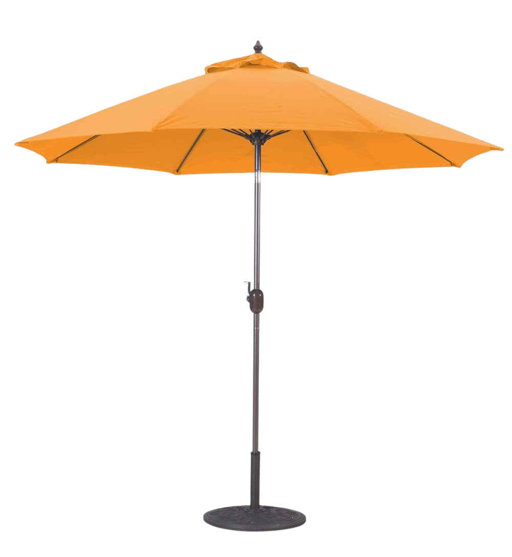 636 9' Manual-Tilt Market Galtech Umbrella