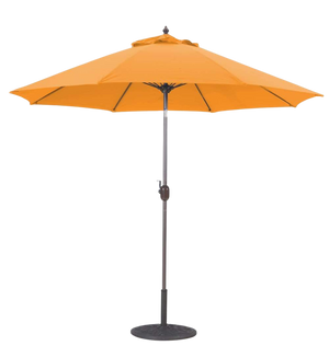636 9' Manual-Tilt Market Galtech Umbrella