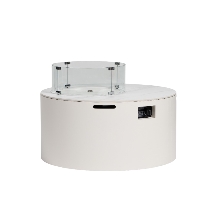 Newbury 42″x20.8″Round Fire Pit w/Lid