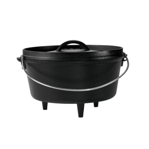 Lodge Chef Logic Cast Iron Deep Camp Dutch Oven 8qt/12"