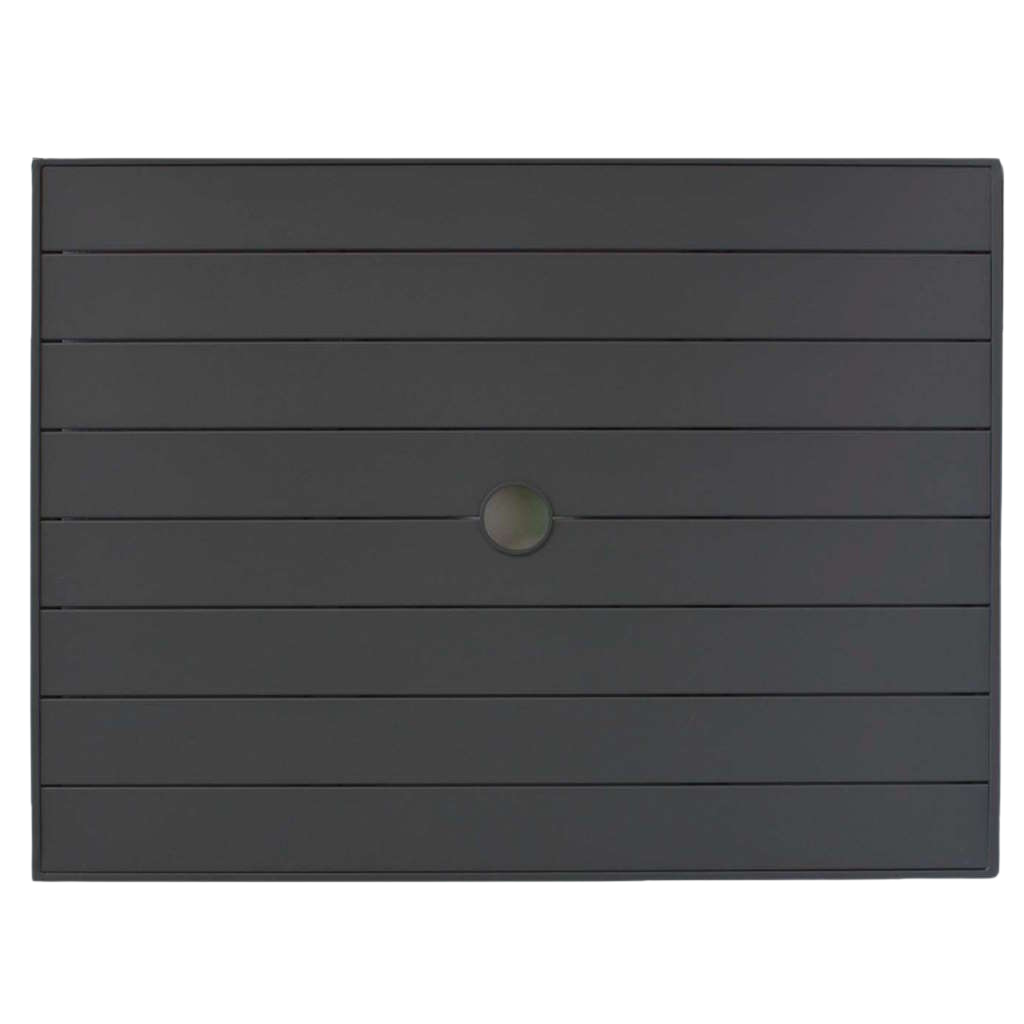 32″ x 48″ Rect Aluminum Slat Table Top W/UH