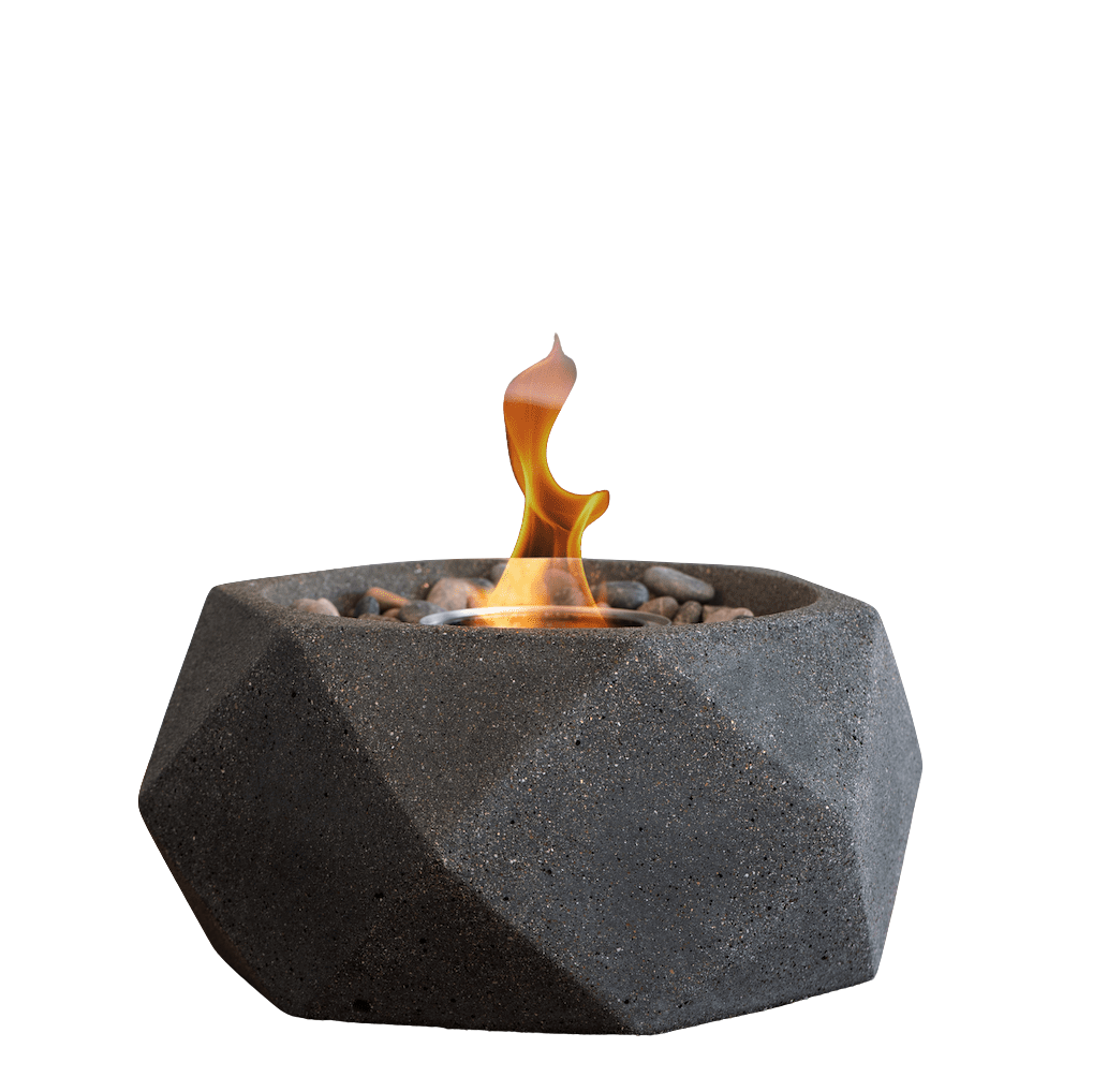 Geo Table Top Fire Bowl Graphite