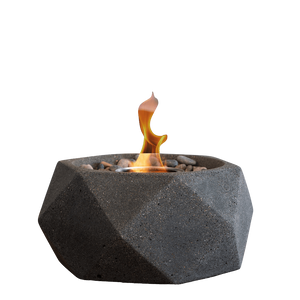 Geo Table Top Fire Bowl Graphite
