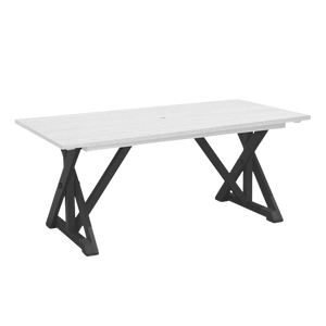 T203 Harvest Wide Dining Table w/2" Umbrella Hole