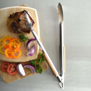 Norpro 18-inch BBQ Tongs in use