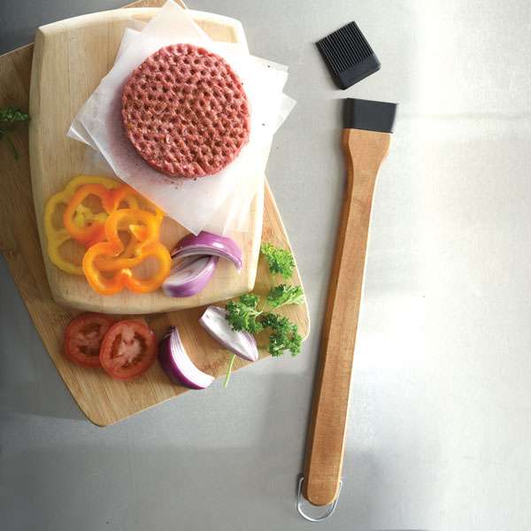 Norpro BBQ Basting Brush with Removable Silicone Bristles