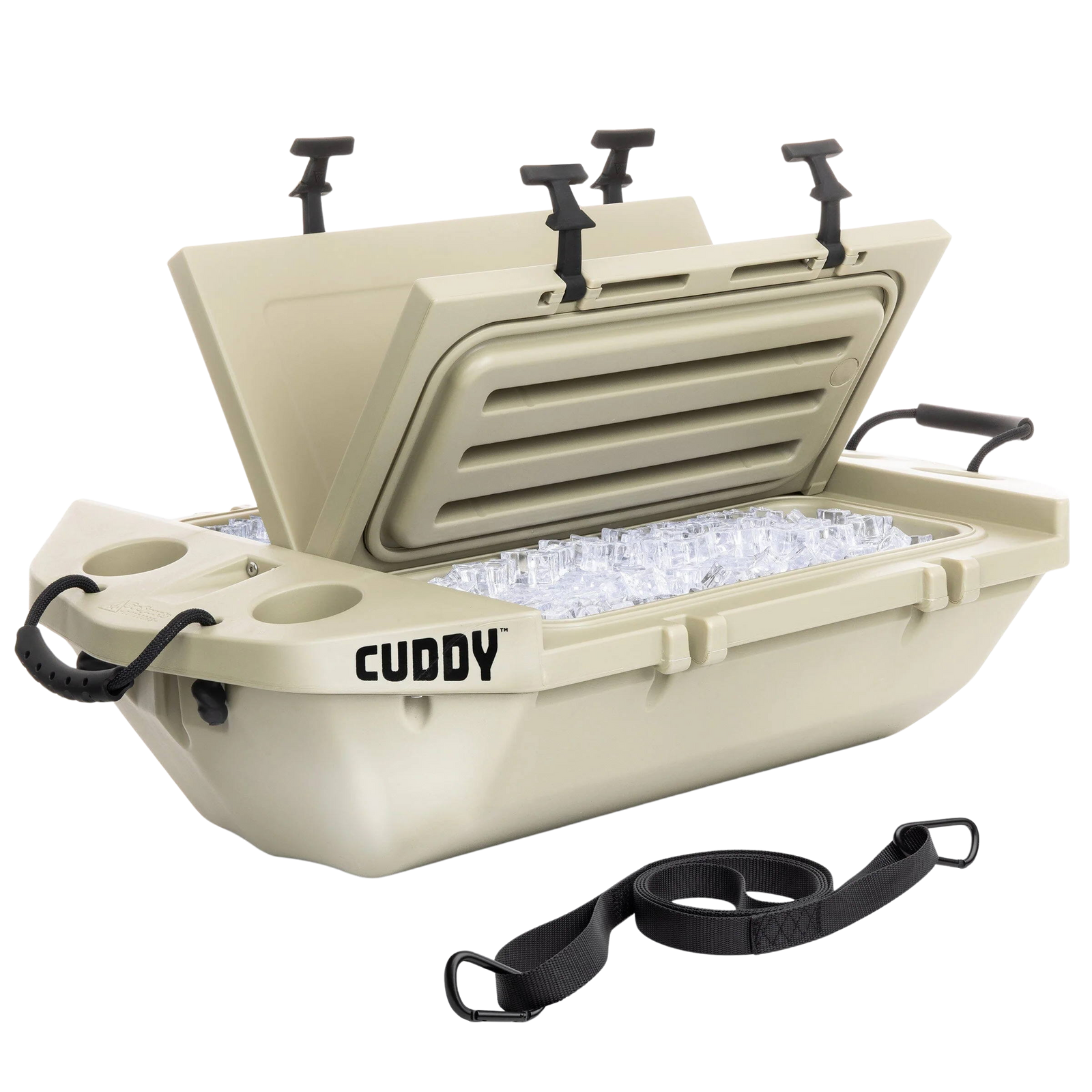 GoSports - Cuddy Floating Cooler and Dry Storage 40QT - Tan