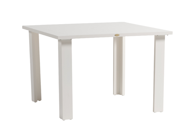 Limo 43" Square Dining Table with Umbrella Hole