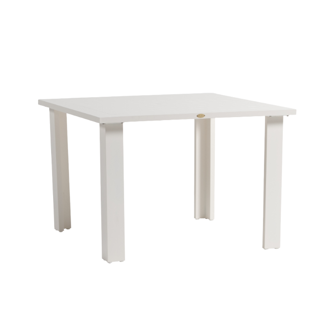 Limo 43" Square Dining Table with Umbrella Hole