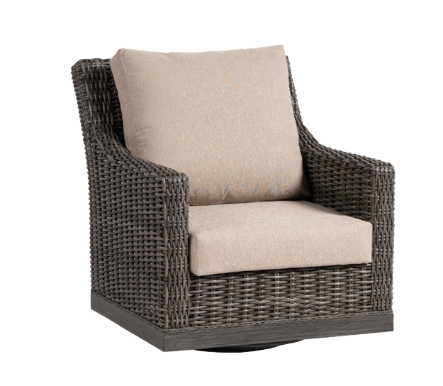 Budapest Swivel Gliding Club Chair
