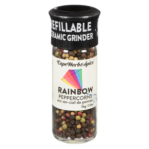 Rainbow Peppercorn - Ceramic Grinder with Refill Pack