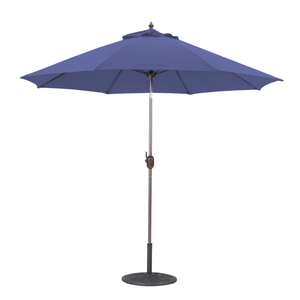 636 9' Manual-Tilt Market Galtech Umbrella
