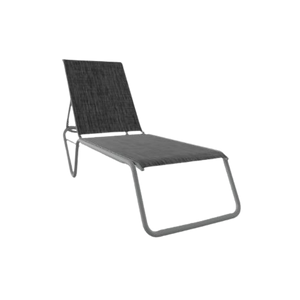 Gardenella Sling Four-Position Lay-flat Stacking Armless Chaise