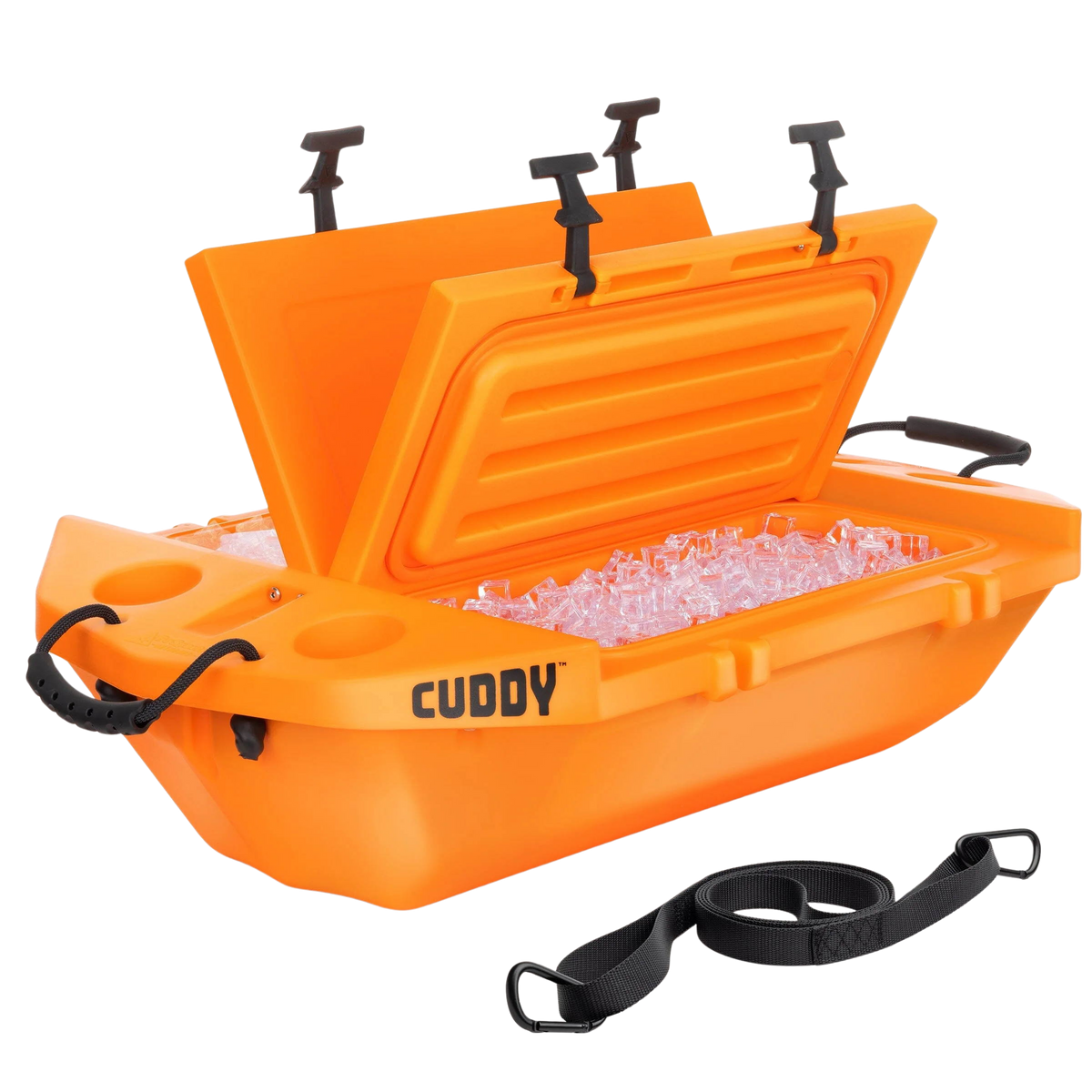GoSports - Cuddy Floating Cooler and Dry Storage 40QT - Orange