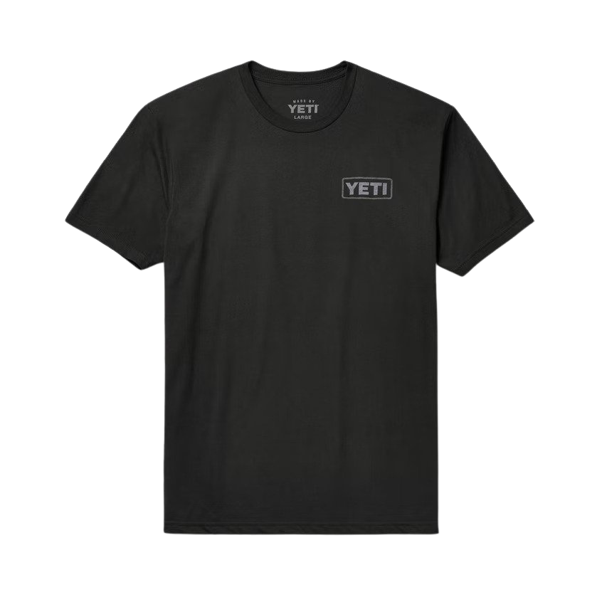Mountain Badge Short Sleeve T-Shirt Black