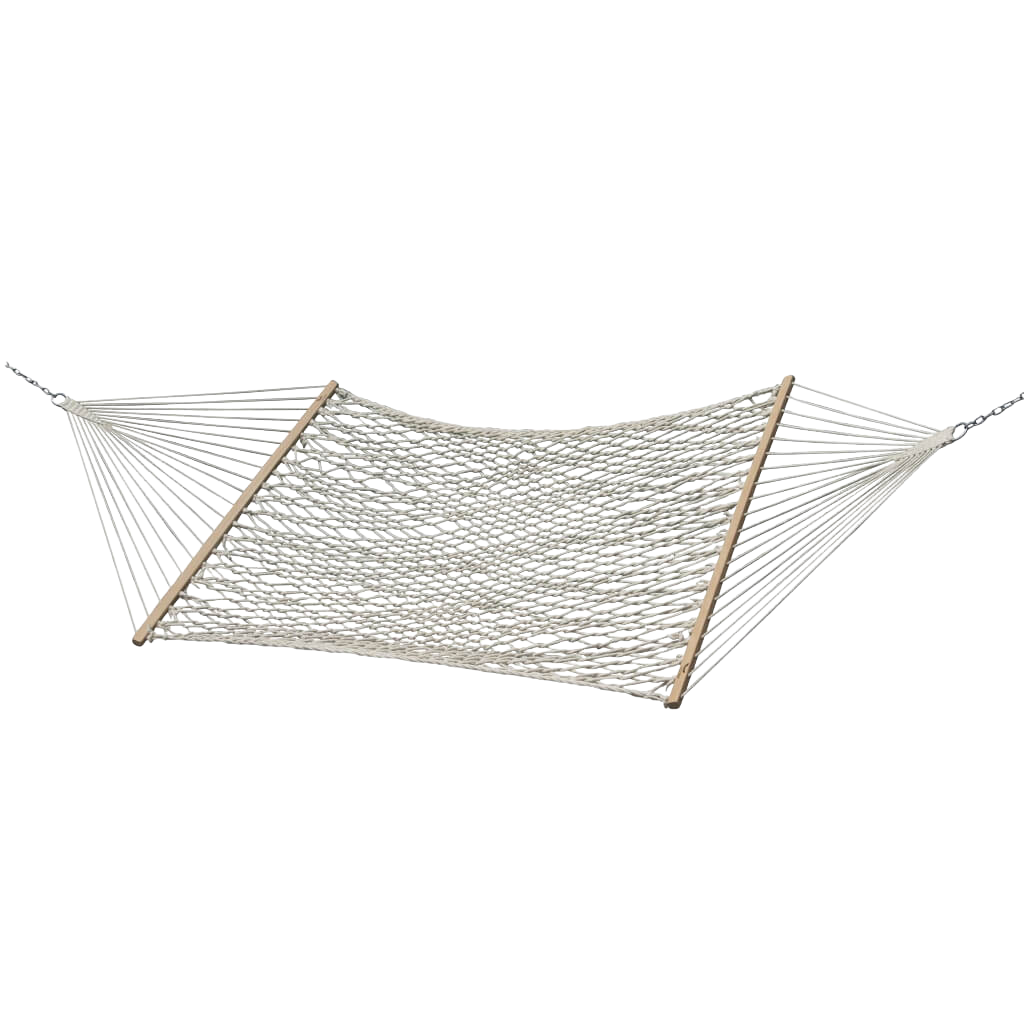 Double Natural Cotton Rope Hammock