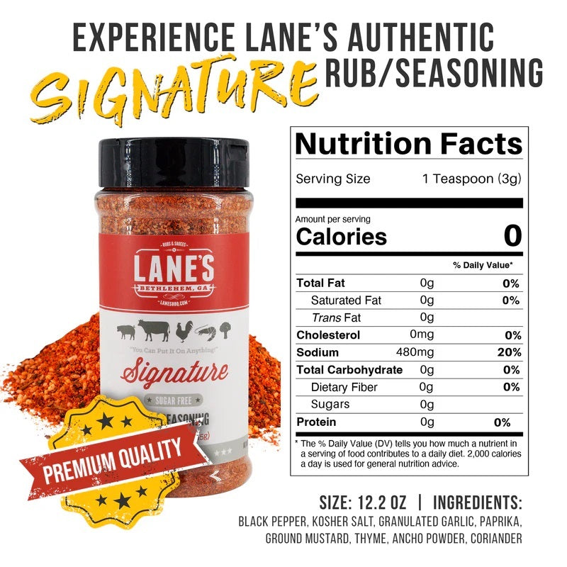 Lane's Signature Rub 12oz